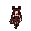 A dark, many-legged briar widow.